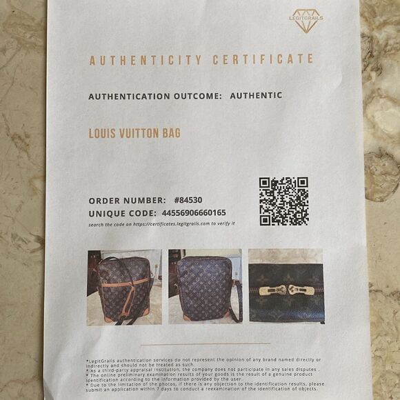 Authentic Louis Vuitton Monogram Danube GM Unisex Shoulder Crossbody Bag - Picture 16 of 16